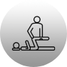 Masseurs bei der Arbeit